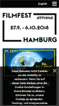 Mobile Screenshot of filmfesthamburg.de